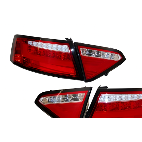 Fari Posteriori Audi A5 2-4P 07-09 Led Red Cardna (Cod. E-FAAU111)