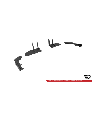 Splitters posteriori laterali Street Pro + Flaps Honda Civic Type-R Mk 11 (Cod. M-HOCI11TYPERCNC-RSD