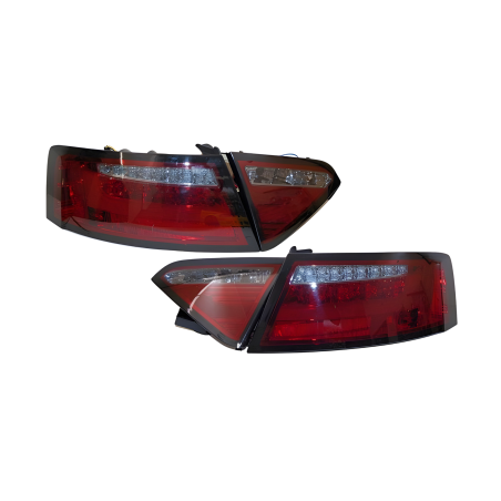 Fari Posteriori Audi A5 2-4P 07-09 Led Red/Smoked Cardna (Cod. E-FAAU112)