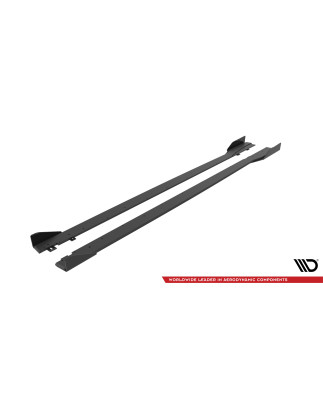 Diffusori minigonne street pro + Flaps Honda Civic Type-R Mk 11 (Cod. M-HOCI11TYPERCNC-SD1B+SF1G)