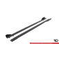 Diffusori minigonne street pro + Flaps Honda Civic Type-R Mk 11 (Cod. M-HOCI11TYPERCNC-SD1B+SF1G)