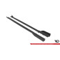Diffusori minigonne street pro + Flaps Honda Civic Type-R Mk 11 (Cod. M-HOCI11TYPERCNC-SD1B+SF1G)