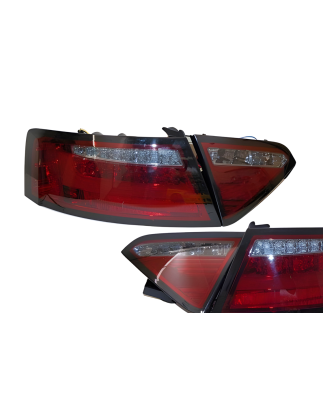 Fari Posteriori Audi A5 2-4P 07-09 Led Red/Smoked Cardna (Cod. E-FAAU112)