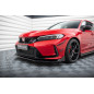 SPLITTER ANTERIORE V.1 + Flaps Honda Civic Type-R Mk 11 (Cod. M-HO-CI-11-TYPE-R-FD1G+FSF1B)