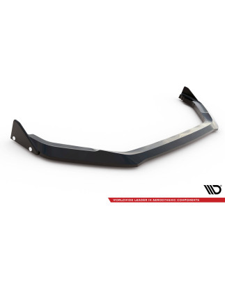 SPLITTER ANTERIORE V.1 + Flaps Honda Civic Type-R Mk 11 (Cod. M-HO-CI-11-TYPE-R-FD1G+FSF1B)