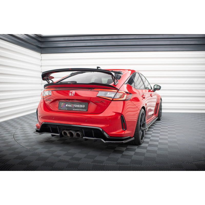 Splitter posteriore (con barre verticali) V.1 Honda Civic Type-R Mk 11 (Cod. M-HO-CI-11-TYPE-R-RSD1G