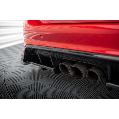 Splitter posteriore (con barre verticali) V.1 Honda Civic Type-R Mk 11 (Cod. M-HO-CI-11-TYPE-R-RSD1G