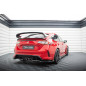 Splitter posteriore (con barre verticali) V.1 + Flaps Honda Civic Type-R Mk 11 (Cod. M-HO-CI-11-TYPE