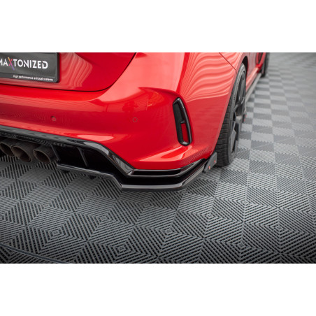 Splitter posteriore (con barre verticali) V.1 + Flaps Honda Civic Type-R Mk 11 (Cod. M-HO-CI-11-TYPE