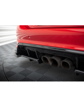 Splitter posteriore (con barre verticali) V.2 Honda Civic Type-R Mk 11 (Cod. M-HO-CI-11-TYPE-R-RSD2G