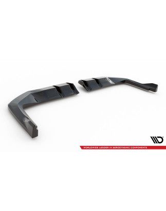 Splitter posteriore (con barre verticali) V.2 Honda Civic Type-R Mk 11 (Cod. M-HO-CI-11-TYPE-R-RSD2G
