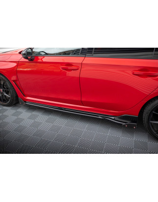 Diffusori minigonne V.1 + Flaps Honda Civic Type-R Mk 11 (Cod. M-HO-CI-11-TYPE-R-SD1G+SF1B)