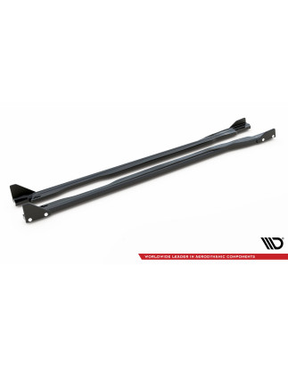 Diffusori minigonne V.1 + Flaps Honda Civic Type-R Mk 11 (Cod. M-HO-CI-11-TYPE-R-SD1G+SF1B)