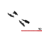Flaps laterali Honda Civic Type-R Mk 11 (Cod. M-HOCI11TYPERCNC-SF1G)