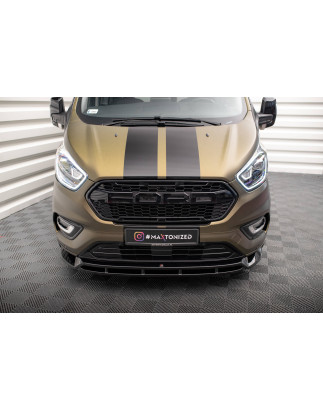 SPLITTER ANTERIORE V.2 Ford Transit Custom Mk1 Facelift / Tourneo Custom Mk1 Facelift (Cod. M-FO-TOC