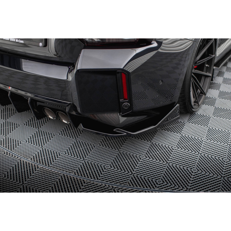 Splitters posteriori laterali V.4 (Sottop. posteriore v.1)  BMW M2 G87 (Cod. M-BM-M2-G87-RSD4G)