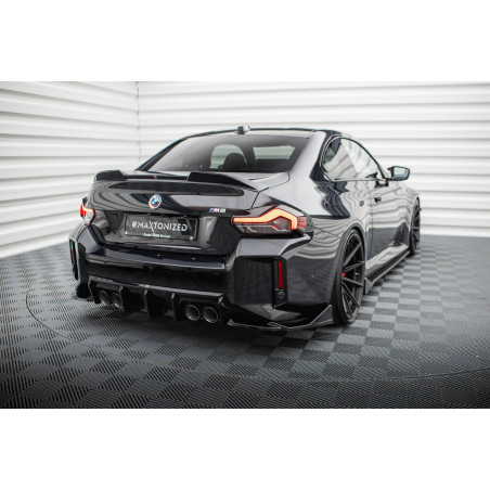 Splitters posteriori laterali V.4 (Sottop. posteriore v.1)  BMW M2 G87 (Cod. M-BM-M2-G87-RSD4G)