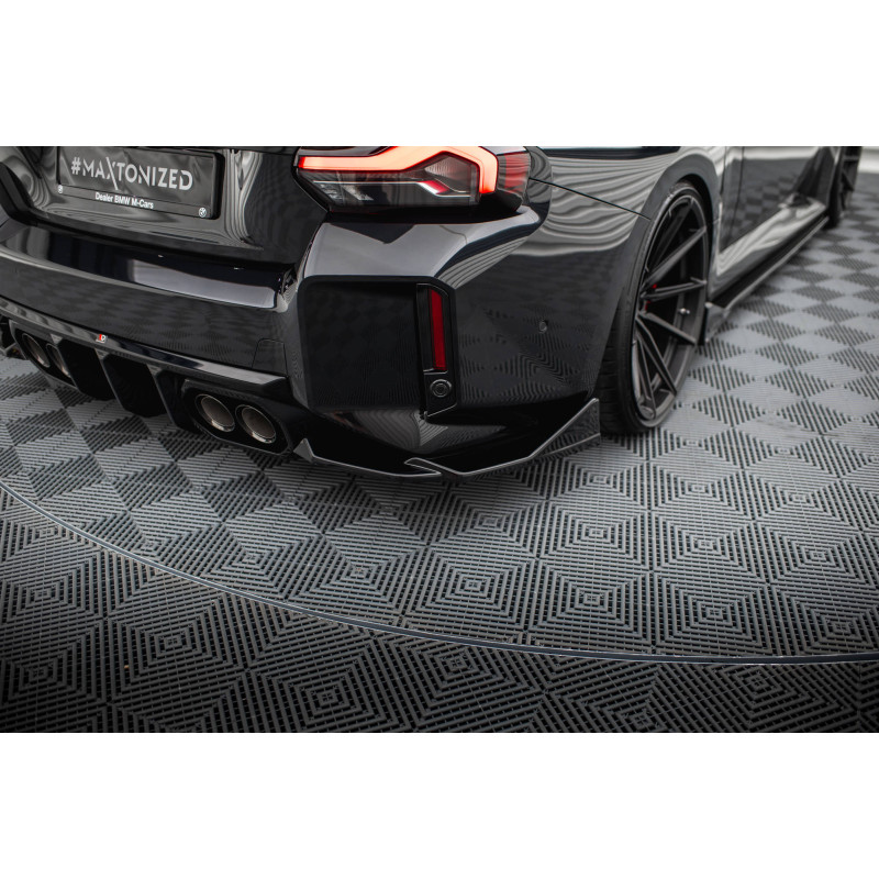 Splitters posteriori laterali V.6 (Sottop. posteriore v.2)  BMW M2 G87 (Cod. M-BM-M2-G87-RSD6G)