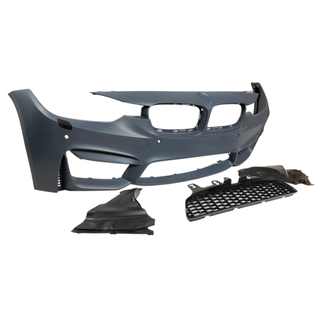 Paraurti Anteriore BMW F30 / F31 Look M-Tech ABS Alloggi Fendinebbia (Cod. E-TCB6206325)