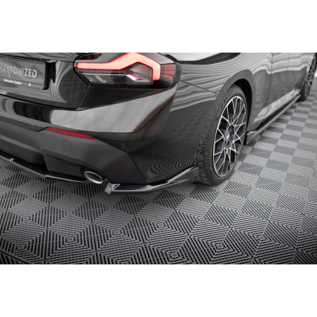 Splitters posteriori laterali V.2 BMW 2 Coupe G42 (Cod. M-BM-2-G42-RSD2G)