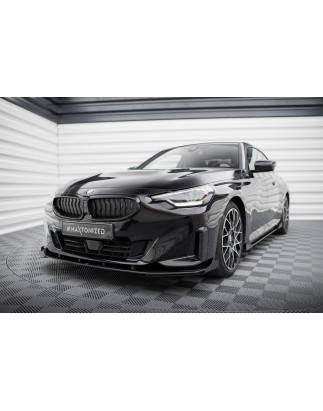 SPLITTER ANTERIORE street pro + Flaps BMW 2 Coupe G42 (Cod. M-BM2G42CNC-FD1B+FSF1G)