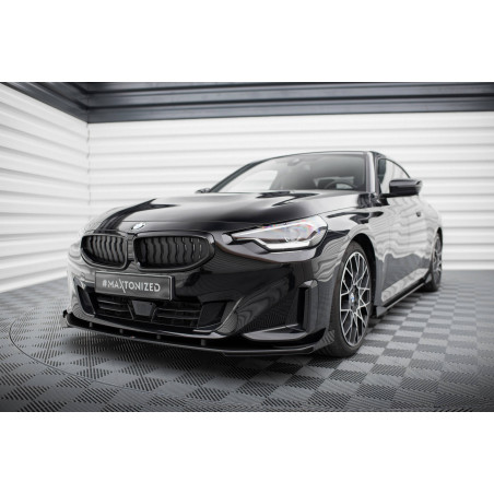 SPLITTER ANTERIORE street pro + Flaps BMW 2 Coupe G42 (Cod. M-BM2G42CNC-FD1B+FSF1G)