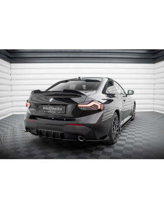 Splitters posteriori laterali Street Pro + Flaps BMW 2 Coupe G42 (Cod. M-BM2G42CNC-RSD1B+RSF1G)