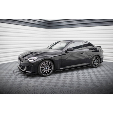 Diffusori minigonne street pro + Flaps BMW 2 Coupe G42 (Cod. M-BM2G42CNC-SD1B+SF1G)