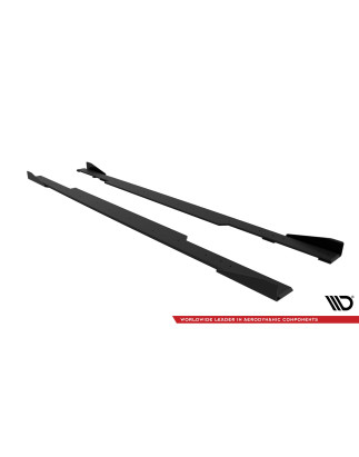 Diffusori minigonne street pro + Flaps BMW 2 Coupe G42 (Cod. M-BM2G42CNC-SD1B+SF1G)