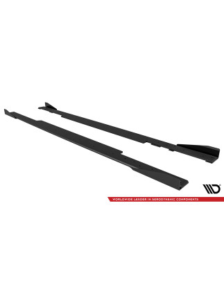 Diffusori minigonne street pro + Flaps BMW 2 Coupe G42 (Cod. M-BM2G42CNC-SD1B+SF1G)