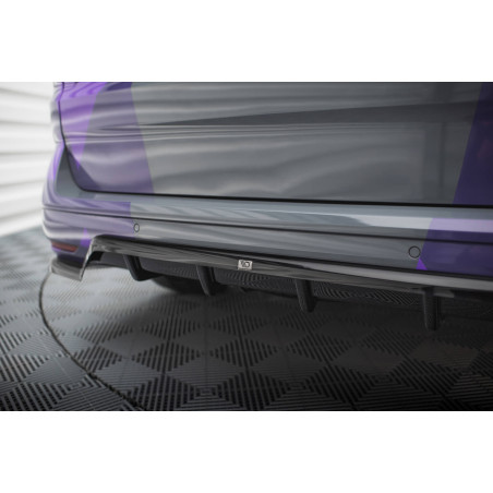 Splitter posteriore (con barre verticali) Volkswagen Multivan T7 (Cod. M-VW-MU-T7-RD1G+RD2G)
