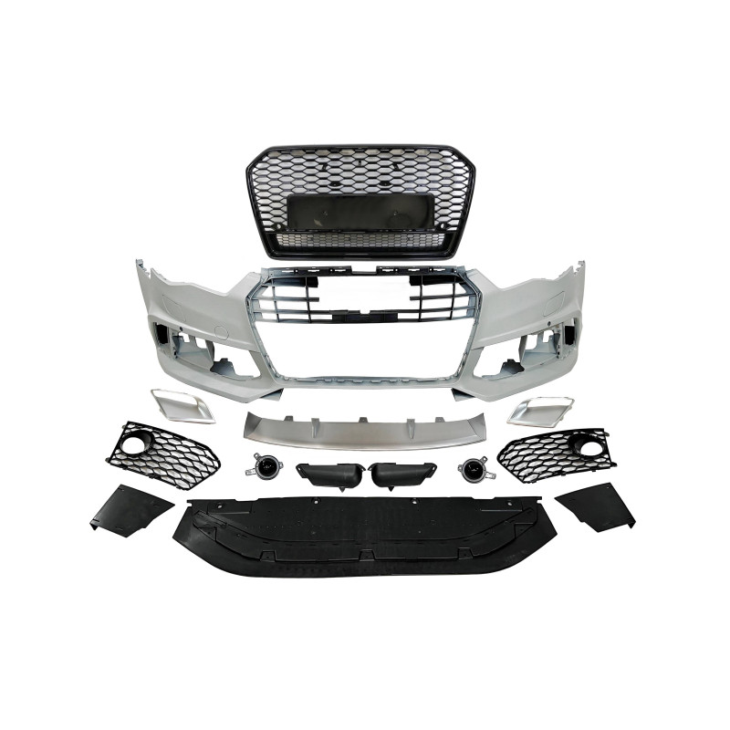 Paraurti Anteriore Audi A6 2015-2018 C7 Look RS6 (Cod. E-TCA6016RS63)