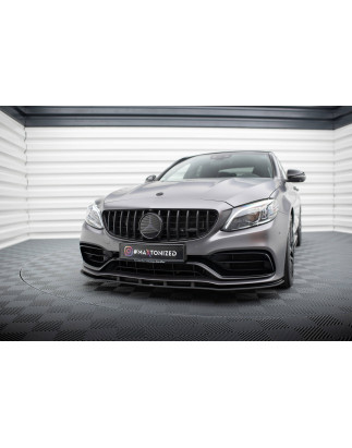 SPLITTER ANTERIORE street pro Mercedes-AMG C63 berlina / FAMILIARE W205 Facelift (Cod. M-MEC205F63CN