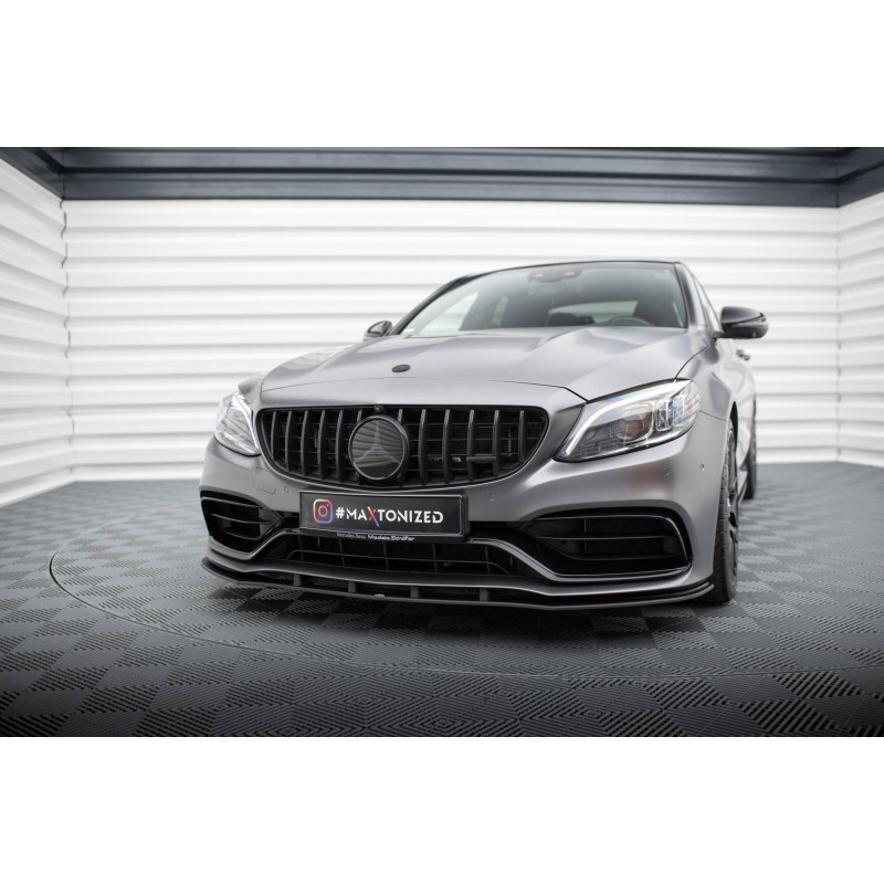 SPLITTER ANTERIORE street pro Mercedes-AMG C63 berlina / FAMILIARE W205 Facelift (Cod. M-MEC205F63CN