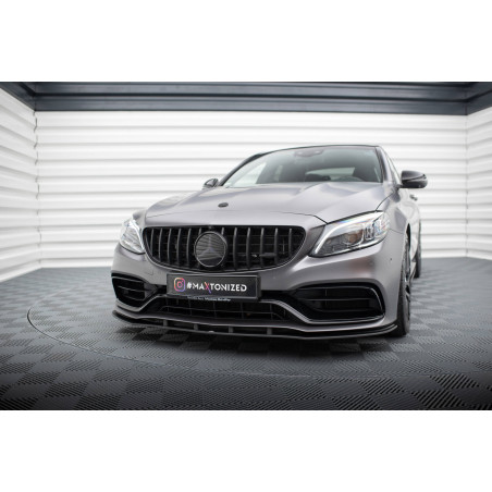 SPLITTER ANTERIORE street pro Mercedes-AMG C63 berlina / FAMILIARE W205 Facelift (Cod. M-MEC205F63CN