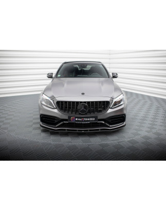 SPLITTER ANTERIORE street pro Mercedes-AMG C63 berlina / FAMILIARE W205 Facelift (Cod. M-MEC205F63CN