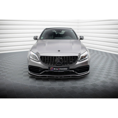 SPLITTER ANTERIORE street pro Mercedes-AMG C63 berlina / FAMILIARE W205 Facelift (Cod. M-MEC205F63CN