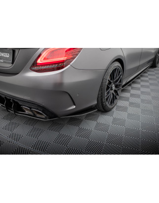 Splitters posteriori laterali Street Pro Mercedes-AMG C63 berlina / FAMILIARE W205 Facelift (Cod. M-