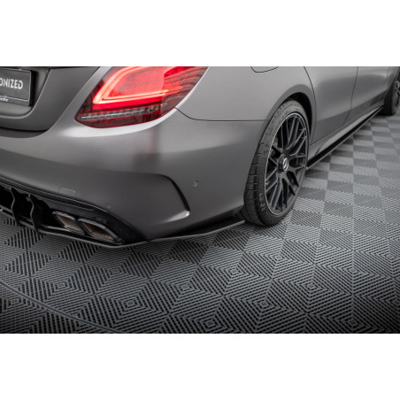 Splitters posteriori laterali Street Pro Mercedes-AMG C63 berlina / FAMILIARE W205 Facelift (Cod. M-