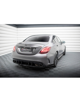 Splitters posteriori laterali Street Pro Mercedes-AMG C63 berlina / FAMILIARE W205 Facelift (Cod. M-