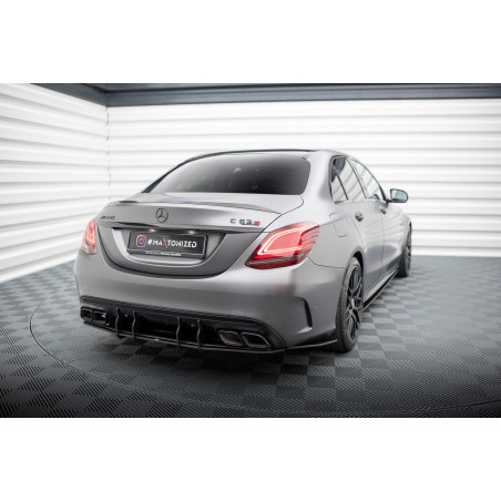 Splitters posteriori laterali Street Pro Mercedes-AMG C63 berlina / FAMILIARE W205 Facelift (Cod. M-