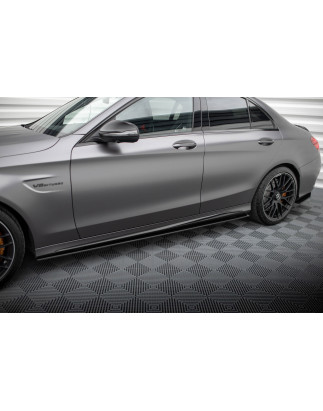 Diffusori minigonne street pro Mercedes-AMG C63 berlina / FAMILIARE W205 Facelift (Cod. M-MEC205F63C