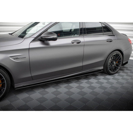 Diffusori minigonne street pro Mercedes-AMG C63 berlina / FAMILIARE W205 Facelift (Cod. M-MEC205F63C