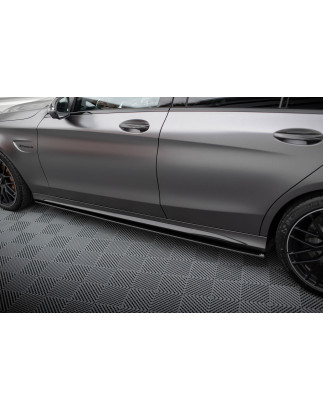 Diffusori minigonne street pro Mercedes-AMG C63 berlina / FAMILIARE W205 Facelift (Cod. M-MEC205F63C