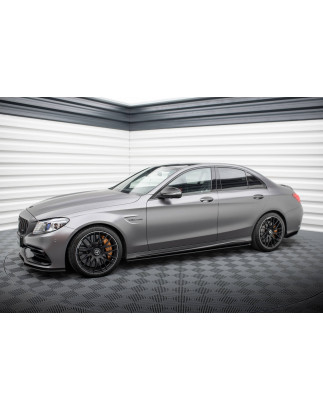 Diffusori minigonne street pro Mercedes-AMG C63 berlina / FAMILIARE W205 Facelift (Cod. M-MEC205F63C