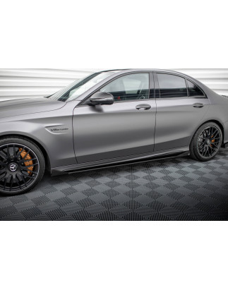 Diffusori minigonne street pro + Flaps Mercedes-AMG C63 berlina / FAMILIARE W205 Facelift (Cod. M-ME