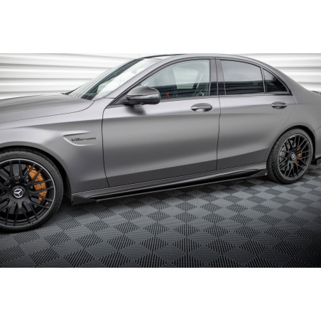 Diffusori minigonne street pro + Flaps Mercedes-AMG C63 berlina / FAMILIARE W205 Facelift (Cod. M-ME