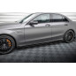 Diffusori minigonne street pro + Flaps Mercedes-AMG C63 berlina / FAMILIARE W205 Facelift (Cod. M-ME