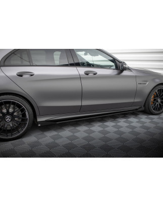 Diffusori minigonne street pro + Flaps Mercedes-AMG C63 berlina / FAMILIARE W205 Facelift (Cod. M-ME