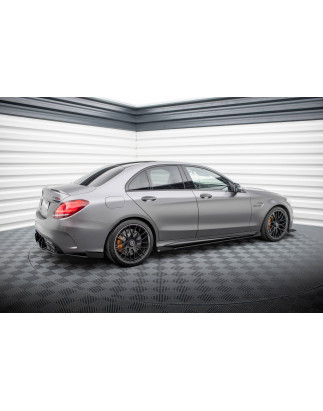 Diffusori minigonne street pro + Flaps Mercedes-AMG C63 berlina / FAMILIARE W205 Facelift (Cod. M-ME